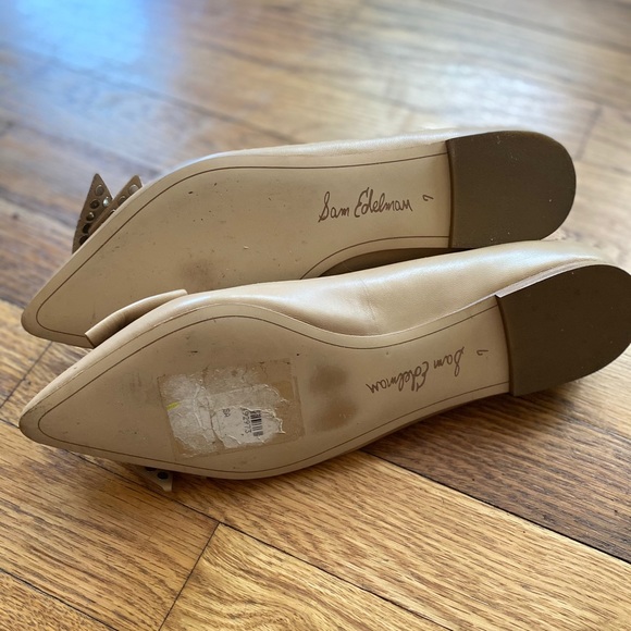 SAM EDELMAN Raisa Bow Studded Pointed Ballet Flats - Picture 5 of 9